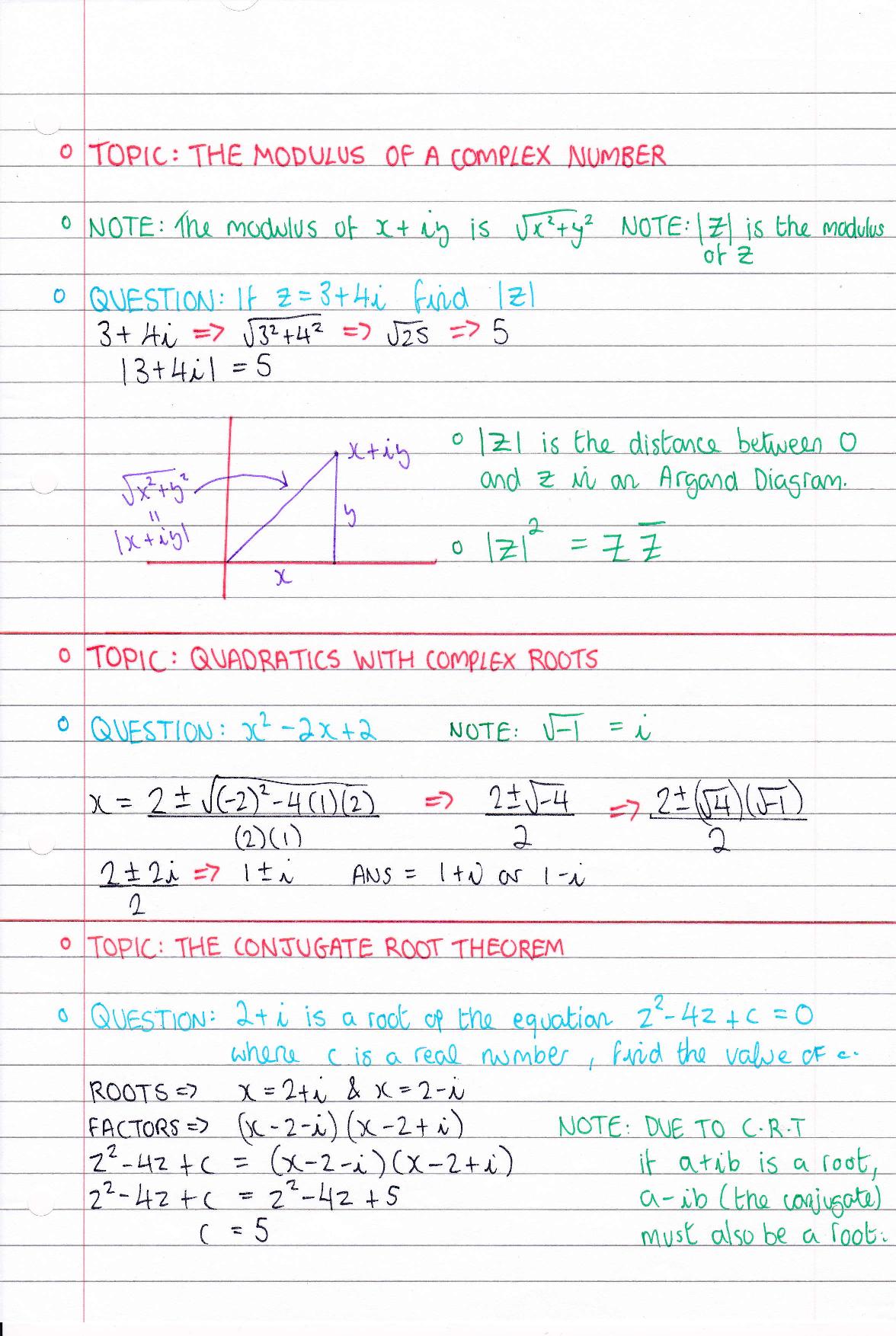 Maths Notes